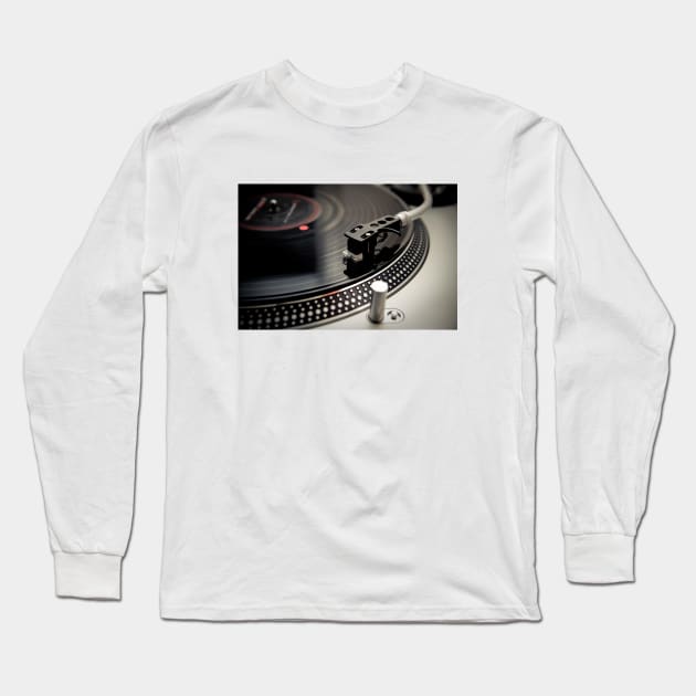 1200 Classic Turntable Long Sleeve T-Shirt by Tee4daily